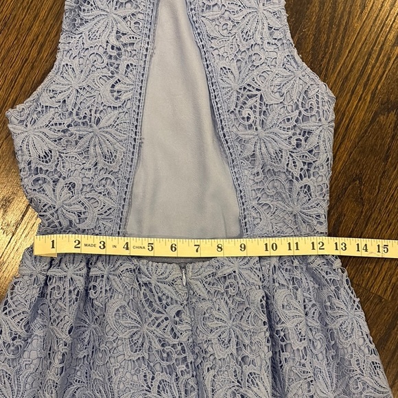 Elegant Lace Kids Dress - (Lavender) - Picture 7 of 7